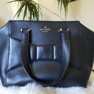 Kate spade black purse with bow